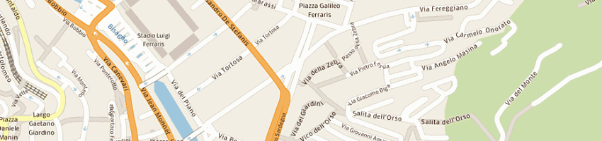 Mappa della impresa banca intesa spa a GENOVA