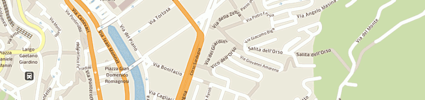Mappa della impresa isogestione srl a GENOVA