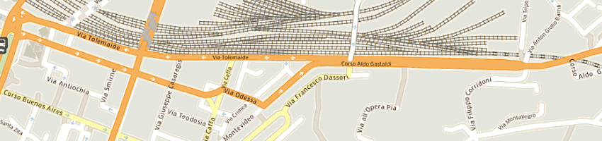 Mappa della impresa luzzi alessandro a GENOVA