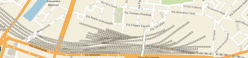 Mappa della impresa mantia daniela a GENOVA