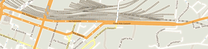 Mappa della impresa mosis srl a GENOVA