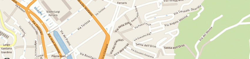 Mappa della impresa maletta italo a GENOVA