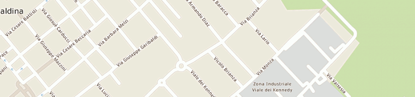 Mappa della impresa studio amministrazione immobili turconi rag fabio a RESCALDINA