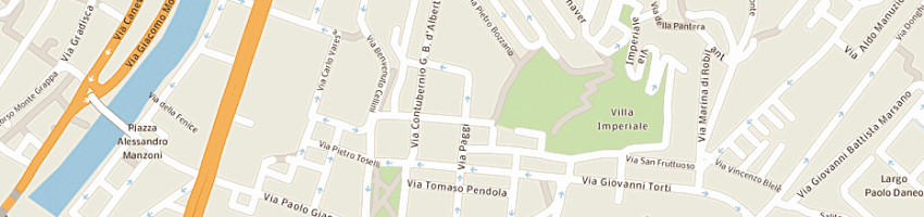Mappa della impresa bimbo center srl a GENOVA
