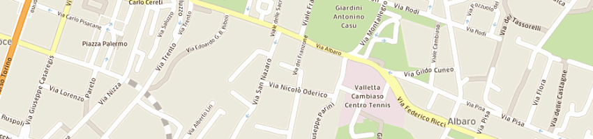 Mappa della impresa alex a GENOVA