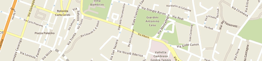 Mappa della impresa grimaldi (sas) a GENOVA