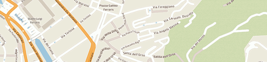 Mappa della impresa canevara roberto a GENOVA