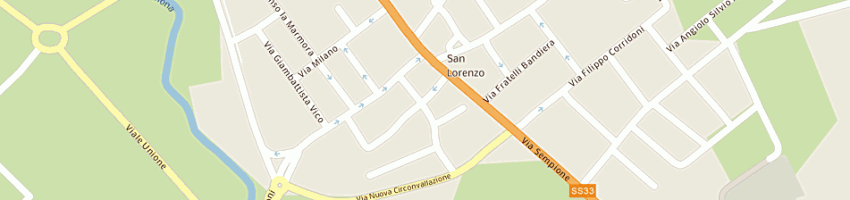 Mappa della impresa bar ghiaccio verde di torre e mazzaro snc a PARABIAGO