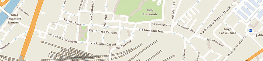 Mappa della impresa contini giuseppe a GENOVA