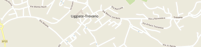 Mappa della impresa az agr la fiorita a UGGIATE TREVANO