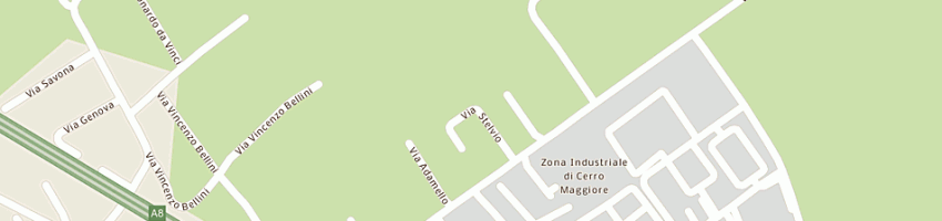 Mappa della impresa giani giancarlo a CERRO MAGGIORE
