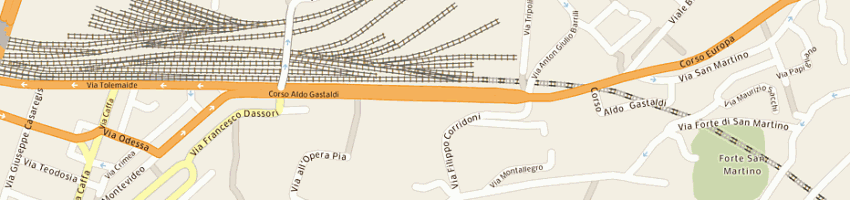 Mappa della impresa bettini virgilio a GENOVA