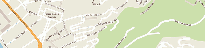 Mappa della impresa colombo grafiche di tiezzi giancarlo e c snc a GENOVA