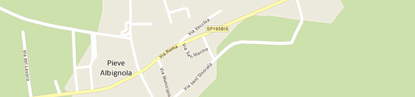 Mappa della impresa marini francesco a PIEVE ALBIGNOLA