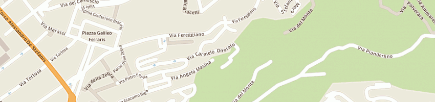 Mappa della impresa vdn elettrica di denaro g - gerbino s e scialo' r, - societa' in nome collettivo a GENOVA