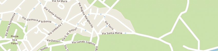 Mappa della impresa l'oasi sas di piscedda williams e c a UTA