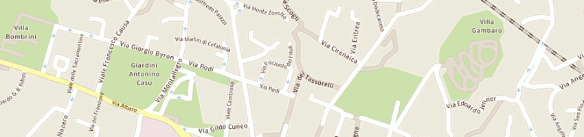 Mappa della impresa petrucci cristiano a GENOVA