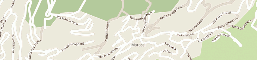 Mappa della impresa scuole pubbliche comunali materne a GENOVA