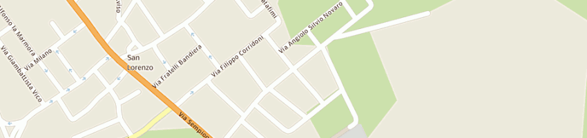 Mappa della impresa bagarre sas di kolesnyk ella e c a PARABIAGO