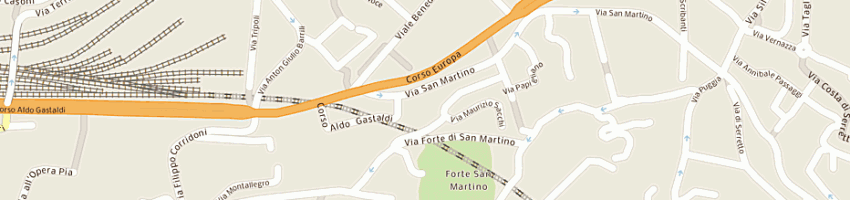 Mappa della impresa anania francesco a GENOVA