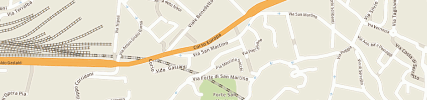 Mappa della impresa minafo' snc di minafo' luigi e ugolotti franca a GENOVA