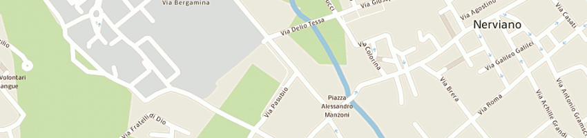 Mappa della impresa carrozzeria dello sport (sdf) a NERVIANO