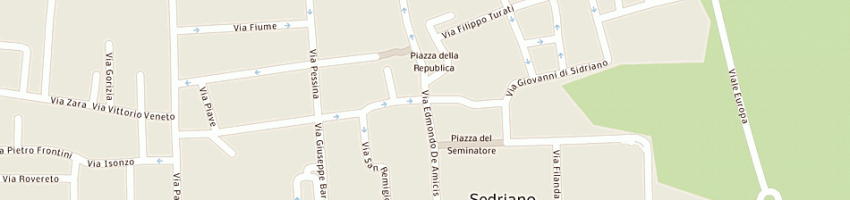 Mappa della impresa asv di matera antonio a SEDRIANO