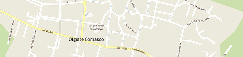Mappa della impresa molteni fiorenzo e luppi rosa snc a OLGIATE COMASCO