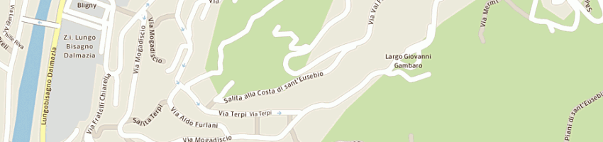 Mappa della impresa ale e ale societa' in nome collettivo di parisi alessia e c a GENOVA