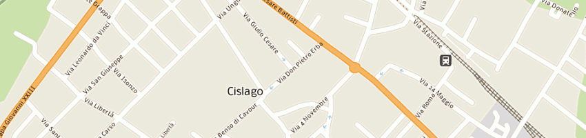 Mappa della impresa oratorio a CISLAGO