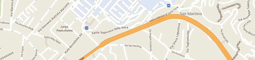 Mappa della impresa testini monica a GENOVA