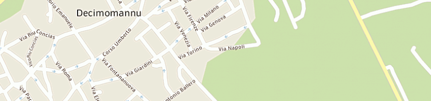 Mappa della impresa spissu fortunato a DECIMOMANNU