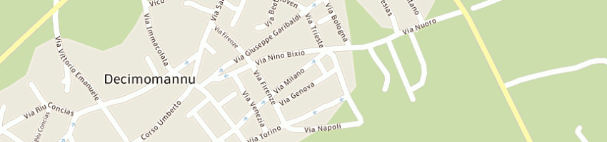 Mappa della impresa orru' vincenzo a DECIMOMANNU