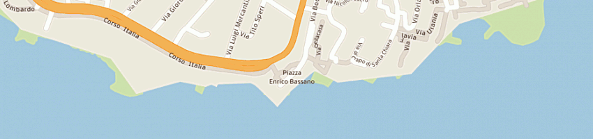 Mappa della impresa bar la tartana snc a GENOVA