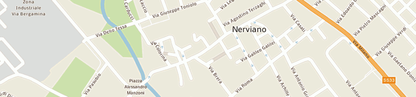 Mappa della impresa studio delo sas di lombardo gregorio e c a NERVIANO