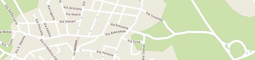 Mappa della impresa market parco liori srl a CAPOTERRA