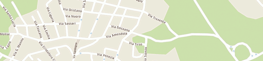 Mappa della impresa pasticceria le delizie di udella carlo a CAPOTERRA