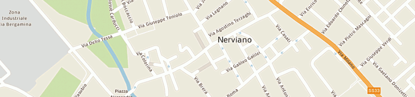 Mappa della impresa satmu elettronica di parini francesco a NERVIANO