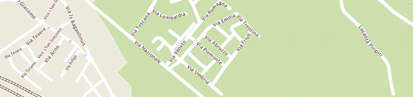 Mappa della impresa lavanderia la romana 2 a CAGLIARI