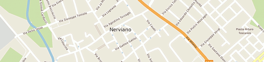 Mappa della impresa fuego srl a NERVIANO
