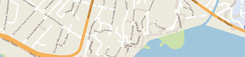 Mappa della impresa ristorante santa chiara a boccadasse a GENOVA