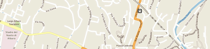 Mappa della impresa zetanet sas di zanini alessandro e c a GENOVA
