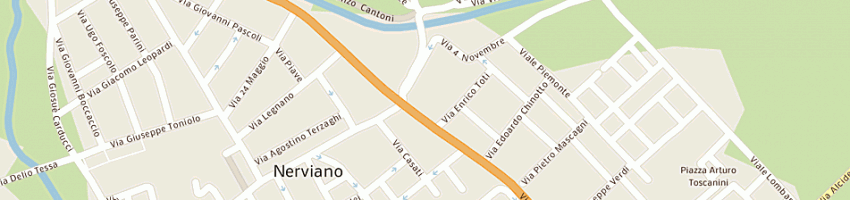 Mappa della impresa cozzi giovanni luigi a NERVIANO