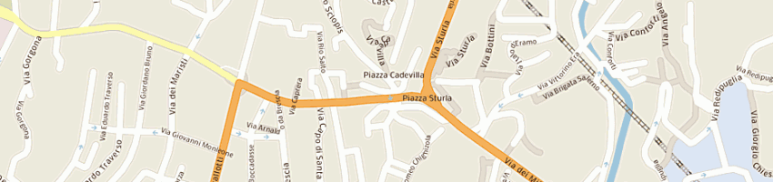 Mappa della impresa carrozzeria stefano - car service di stefano vivia a GENOVA