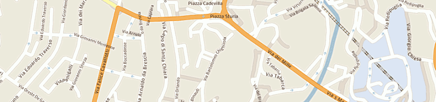 Mappa della impresa riccelli srl a GENOVA