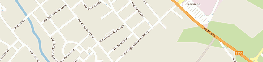 Mappa della impresa cameran alberto a NERVIANO