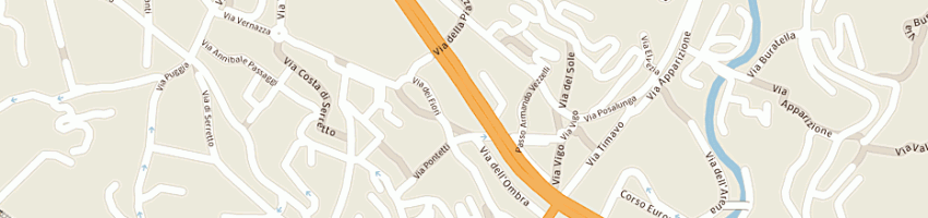 Mappa della impresa autofficina mortara di mortara giampietro a GENOVA