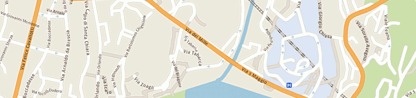 Mappa della impresa frigiola giuseppe a GENOVA