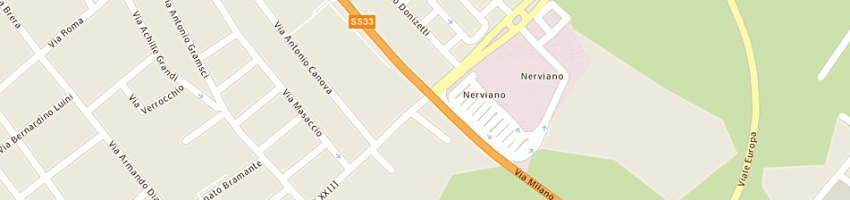 Mappa della impresa palestra medico correttiva (snc) a NERVIANO