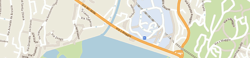 Mappa della impresa rispoli patrizia a GENOVA